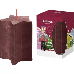 Bolsius Pillar gyertya, csillag alakú, 100x70 mm