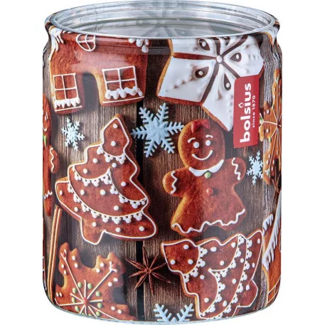 Bolsius Fragranced Glass illatosított gyertya, 82/68 mm