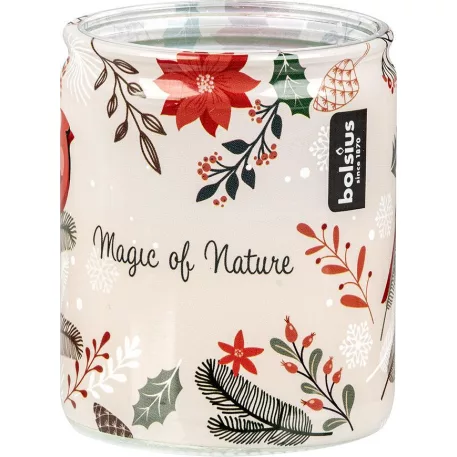 Bolsius Fragranced Glass illatosított gyertya, 82/68 mm