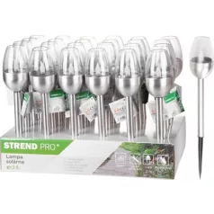 Strend Pro gyertyalámpa, napelemes, 1xLED, 6x28 cm