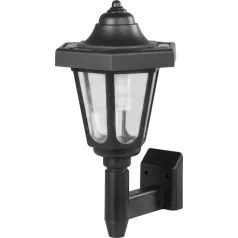   Strend Pro Fali lámpa, napelemes, 1xLED, falra/kerítésre, 16,5x16,5x30 cm