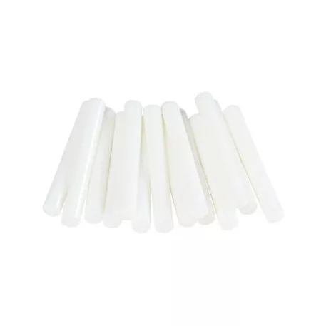 RAPID pálca, 12x190 mm, univerzális fehér, 48 db, forró olvadék, ragasztó, utántöltő forró ragasztópisztolyhoz
