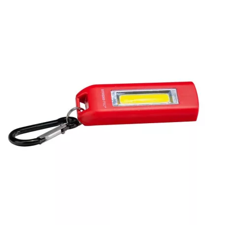 Strend Pro kulcstartó lámpa karabinerrel, 75 lm, USB töltés