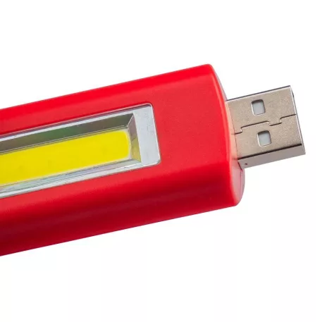 Strend Pro kulcstartó lámpa karabinerrel, 75 lm, USB töltés