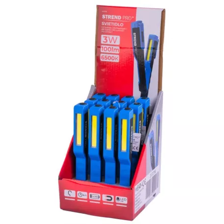 Strend Pro Worklight NX1023 lámpa, 100 lm, mágnes, 3xAAA