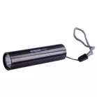 Strend Pro zseblámpa NX1051, 50 lm, USB töltés, fekete/fehér, 77x19 mm, eladó doboz 24 db