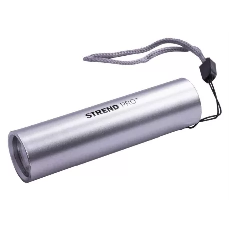 Strend Pro zseblámpa NX1051, 50 lm, USB töltés, fekete/fehér, 77x19 mm, eladó doboz 24 db