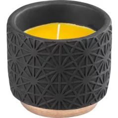 Gyertya Citronella, fekete, 110x100 mm