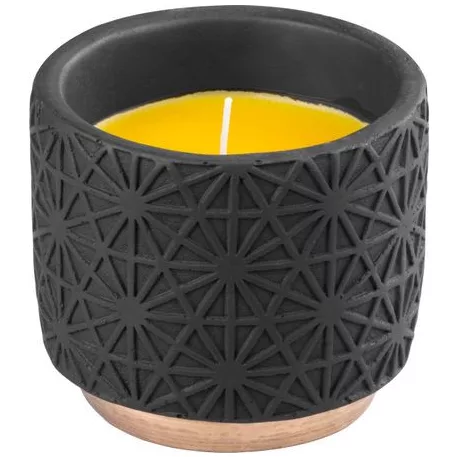 Gyertya Citronella, fekete, 110x100 mm