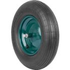 Kerék talicskához Strend Pro Premium Fortis BLACK felfújható, pótalkatrész, tengellyel