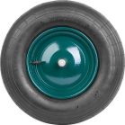 Kerék talicskához Strend Pro Premium Fortis BLACK felfújható, pótalkatrész, tengellyel