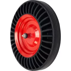   Kerék talicskához Strend Pro Premium Fortis BLACK bantam, pótalkatrész, tengellyel