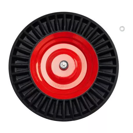 Kerék talicskához Strend Pro Premium Fortis BLACK bantam, pótalkatrész, tengellyel