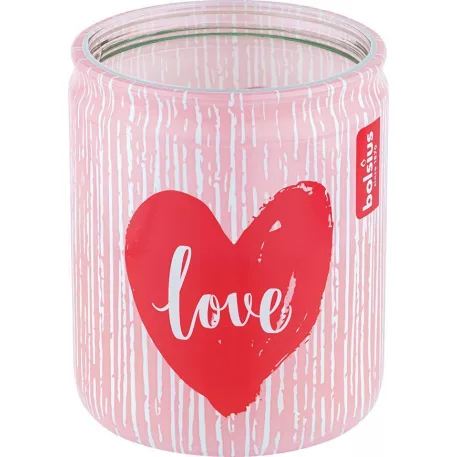 Bolsius Star.glas gyertya, 82/68 mm, üvegben