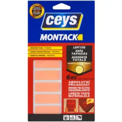 Ceys MONTACK Két oldalú ragasztó szalag,10 db