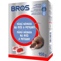 Bros csali egereknek és patkányoknak, puha, 150g
