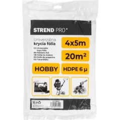   Takarófólia Strend Pro Hobby, festés, 4x5 m, 6µ, borítás
