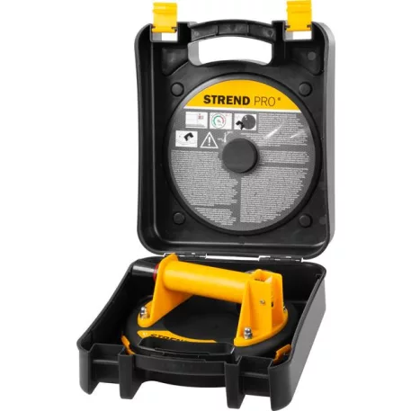 Üvegtábla emelő Strend Pro, tapadókorongos, 1-kupolás, manométerrel, 20 cm, max. 120 kg