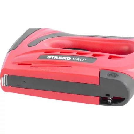 Tűzőgép Strend Pro J-126, 3,6 V, Li-ion, kapcsok 6-10 mm, szegek 10 mm
