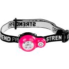 Fejlámpa Strend Pro Headlight, LED, 15 lm, mini, rózsaszín/kék, Sellbox 8 db