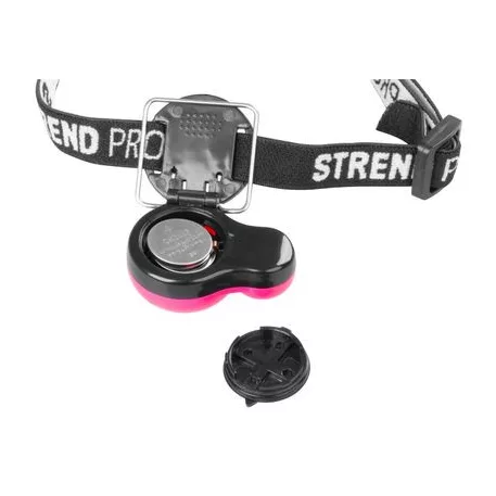 Fejlámpa Strend Pro Headlight, LED, 15 lm, mini, rózsaszín/kék, Sellbox 8 db