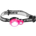 Fejlámpa Strend Pro Headlight, LED, 15 lm, mini, rózsaszín/kék, Sellbox 8 db