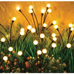   Lámpa Strend Pro Garden Firefly, szolár, 6x LED, rozsdamentes acél, 72 cm