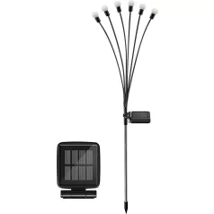   Lámpa Strend Pro Garden Firefly, szolár, 6x LED, rozsdamentes acél, 72 cm
