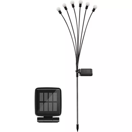 Lámpa Strend Pro Garden Firefly, szolár, 6x LED, rozsdamentes acél, 72 cm
