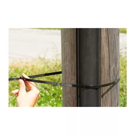 Kábelkötegelő, XXL CT66BL, extra ERŐS, 1200x9 mm, 50 db, fekete