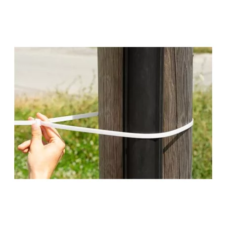 Kábelkötegelő XXL CT66BW, extra ERŐS, 800x9 mm, 50 db, fehér
