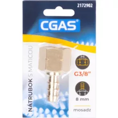 Egyirányú szelep, menet G G3/8''-LH, anyával