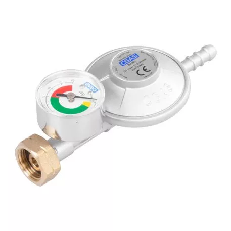 Gázszabályozó CGAS C31-30, 30 mbar, 8 mm, manométerrel
