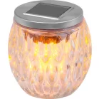 Lámpa Strend Pro Garden, szolár, lánghatás, 6x LED, meleg fehér, 10x10 cm, Sellbox 6 db