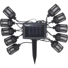   Füzér Strend Pro Garden, lámpás, szolár, 10x LED, 1,8+2 m