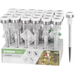   Lámpa Strend Pro Garden, szolár, 2x LED, 5,5x33 cm, Sellbox 24 db