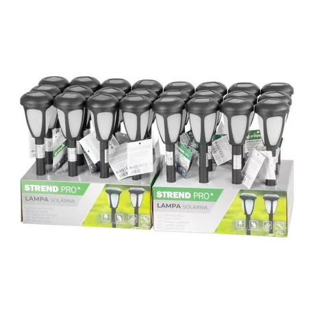 Lámpa Strend Pro Garden, szolár, 1x LED, 7x7x37 cm, Sellbox 24 db