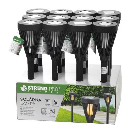 Lámpa Strend Pro Garden Amorfa, szolár, 7,5x39,5 cm, Sellbox 12 db