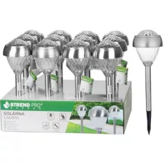   Lámpa Strend Pro Garden Aurora, szolár, 9x38 cm, Sellbox 12 db