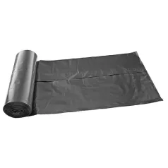   Szemeteszsák Rolo Ldpe 120 L, 070x110 mm, csomagolás 25 db, Behúzós, Fekete