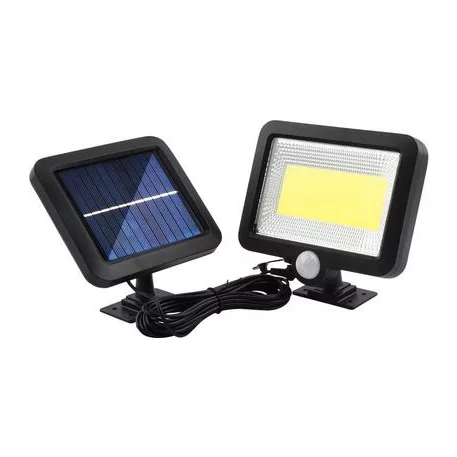 Lámpa Strend Pro, szolár, LED, 180 lm, mozgásérzékelő, 15x12,7x2,5 cm