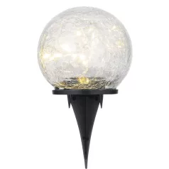 Lámpa Strend Pro Garden Crackles, szolár, LED, 10x19 cm