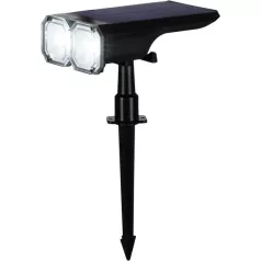 Strend Pro napelemes LED fali/földi lámpa 16x10x27 cm