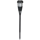 Strend Pro Kerti napelemes lámpa, fekete, 6x LED, 7,5x51 cm