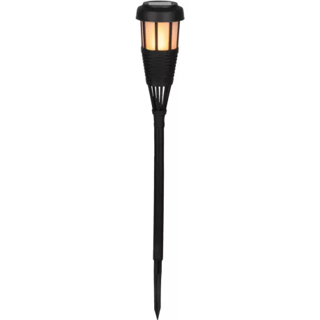 Strend Pro Kerti napelemes lámpa, fekete, 6x LED, 7,5x51 cm