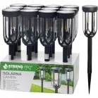Lámpa Strend Pro Garden Elis, szolár, fekete, LED, 7,5x42 cm, Sellbox 12 db