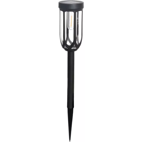 Lámpa Strend Pro Garden Elis, szolár, fekete, LED, 7,5x42 cm, Sellbox 12 db