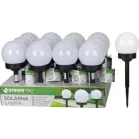Strend Pro Garden Rainbow lámpa, napelemes, színes, LED, 10x34 cm