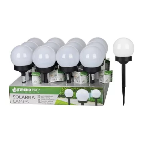 Strend Pro Garden Rainbow lámpa, napelemes, színes, LED, 10x34 cm