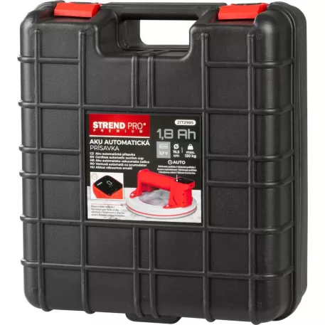 Tapadókorong akkus Strend Pro Premium, padlóra/csempére/üvegre, 3,7V 1,8 Ah, 130kg
